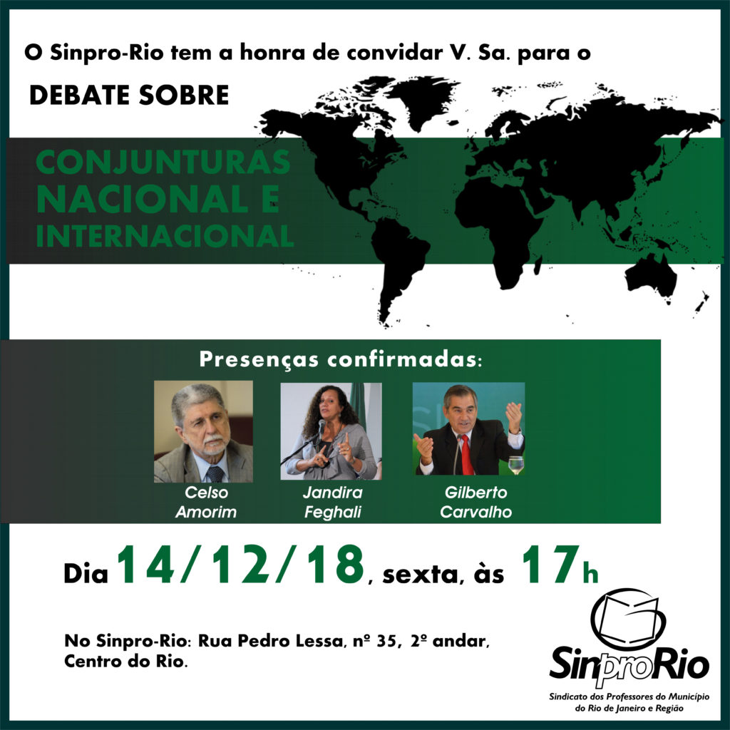 Veja os vídeos do Debate de Conjunturas Nacional e Internacional – 14 de dezembro