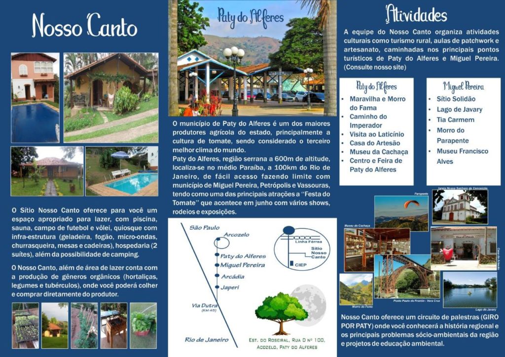 NOSSO CANTO: SINPRO-RIO FAZ CONVÊNIO COM LOCAL PARA EDUCAÇÃO AMBIENTAL E LAZER