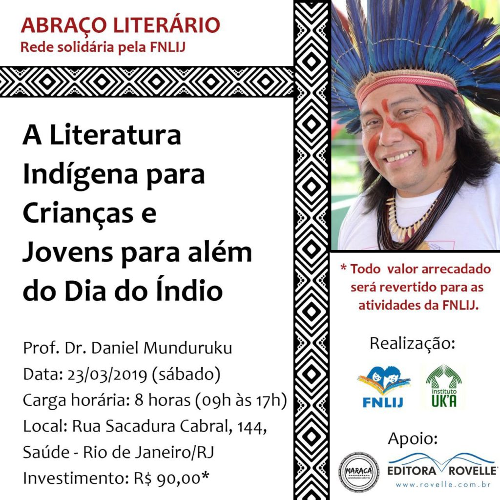 Abraço Literário: 23/03, às 9h