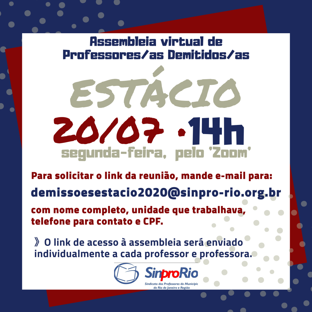 Novas demissões promovidas pela Estácio