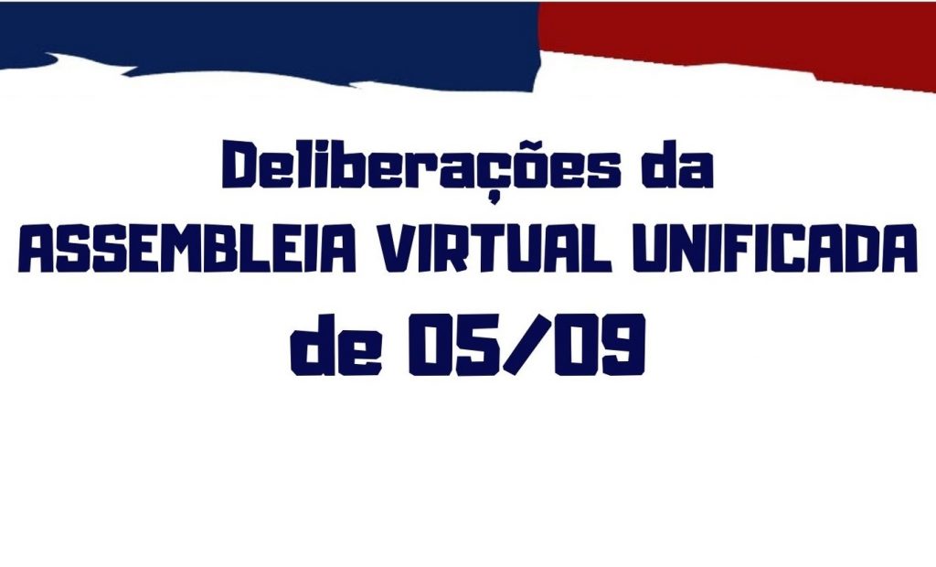 Assembleia de 05/09: professores/as mantêm greve pela vida. Não às aulas presenciais!