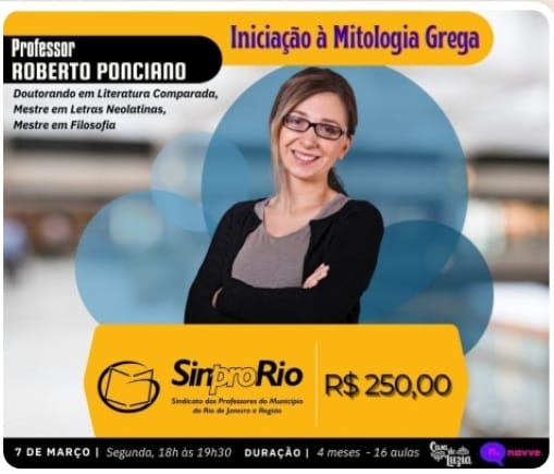 Curso Online Iniciação à Mitologia Grega – Desconto para filiados/as!