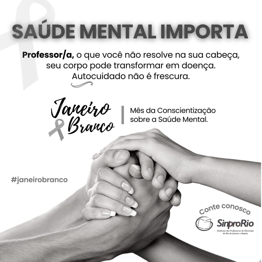 Saúde Mental importa, sim!