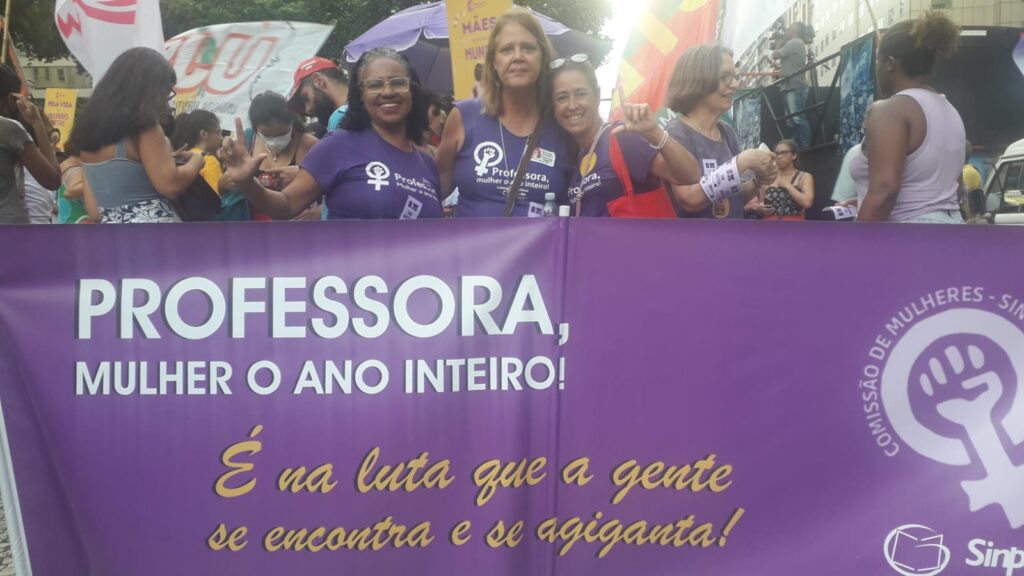 Sinpro-Rio no Dia Internacional das Mulheres – Candelária