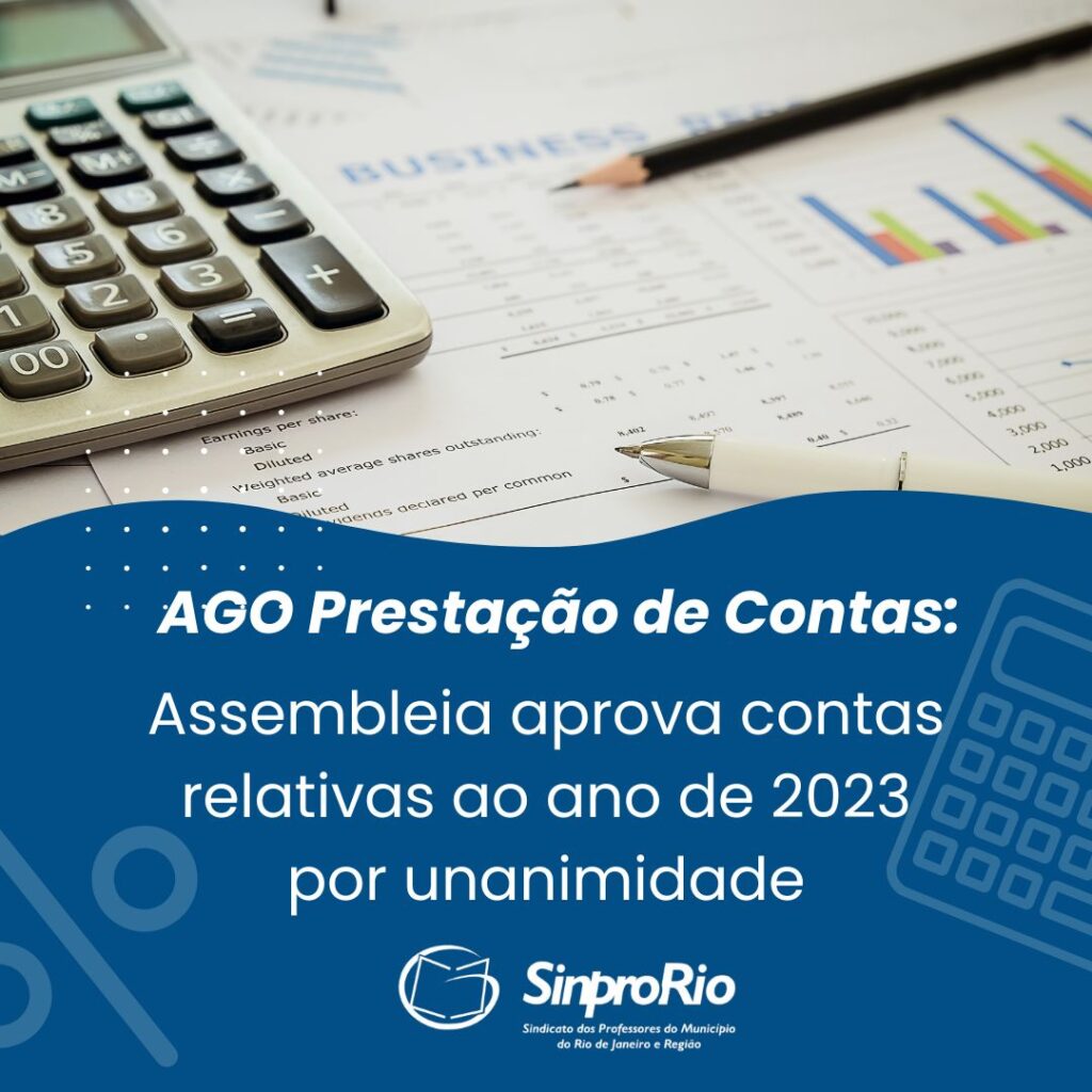 Assembleia aprova Prestação de Contas relativa ao ano de 2023 por unanimidade