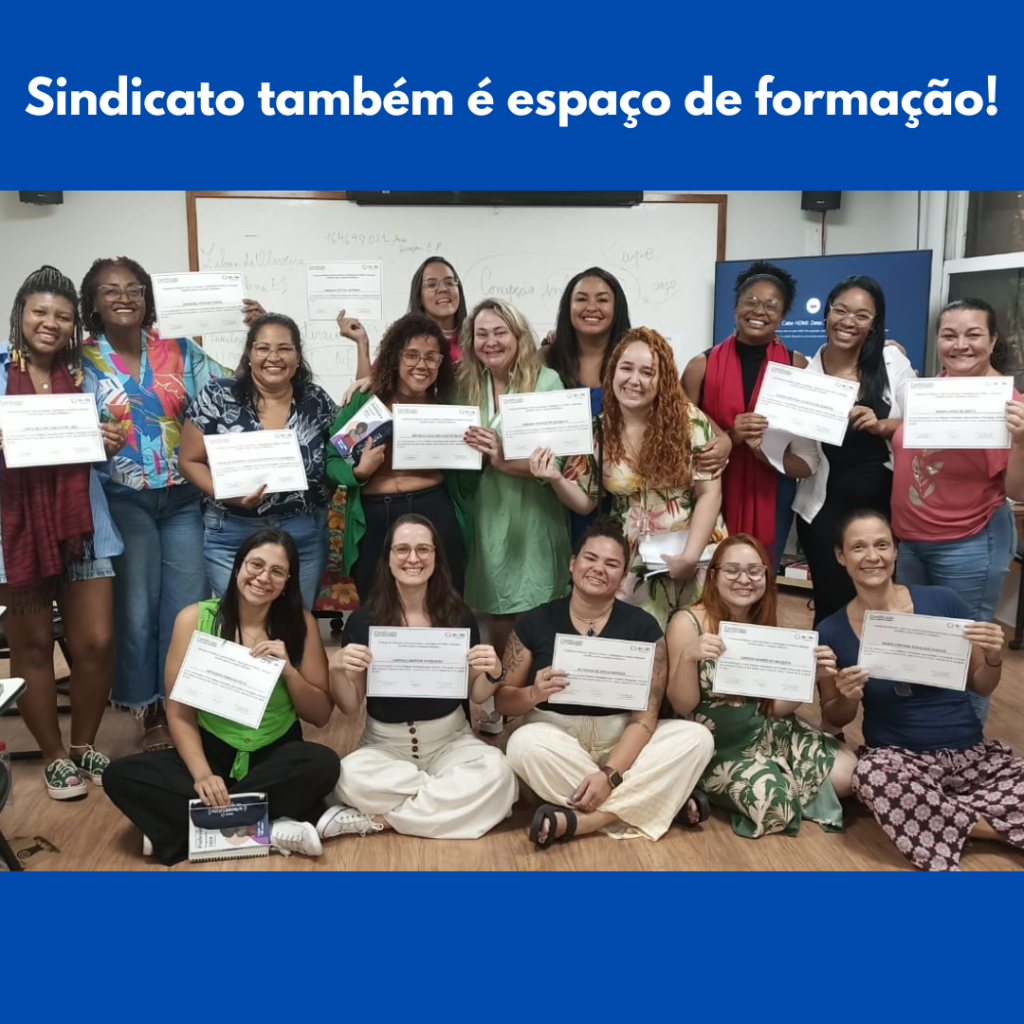 Sindicato também é espaço de formação!