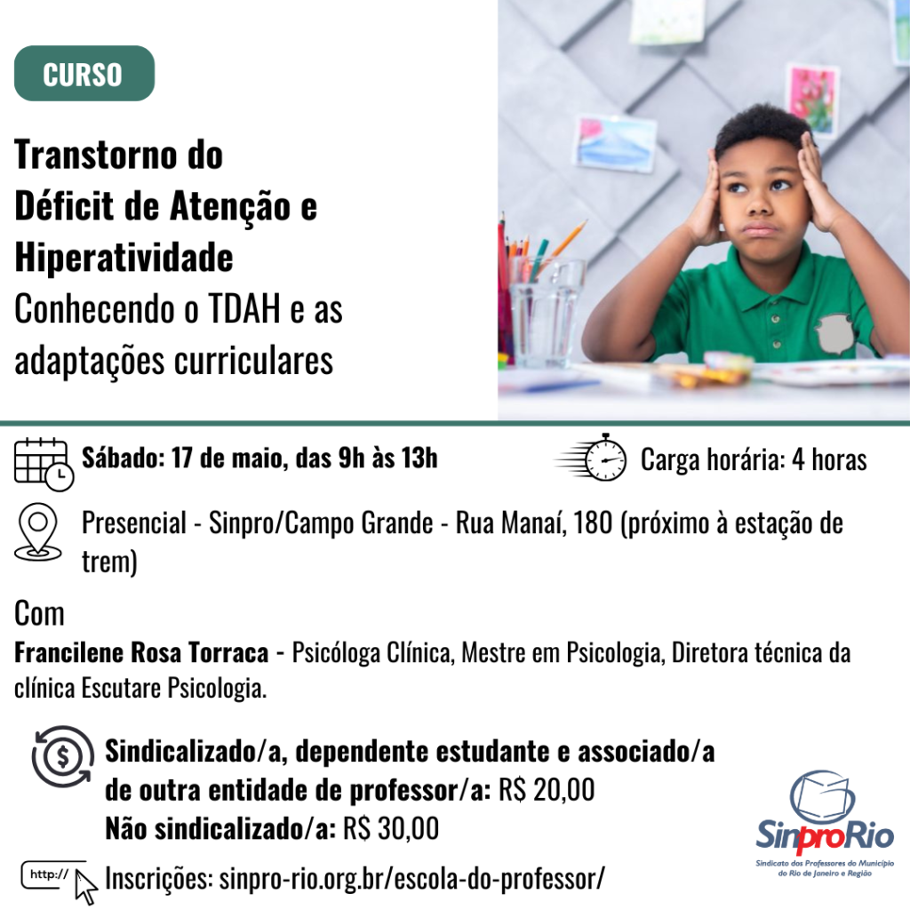 [2025/1] Transtorno do Déficit de Atenção e Hiperatividade – CAMPO GRANDE