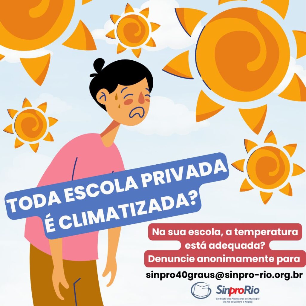 Todas as escolas privadas são climatizadas de maneira efetiva?