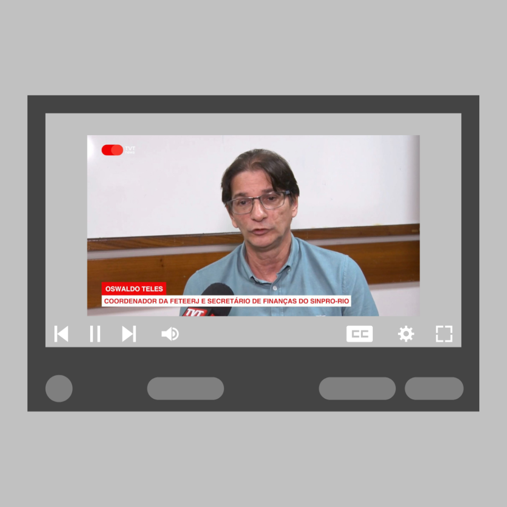 Diretor do Sinpro-Rio, em entrevista à TVT, fala sobre Condições de Trabalho de Professores da Rede Privada 