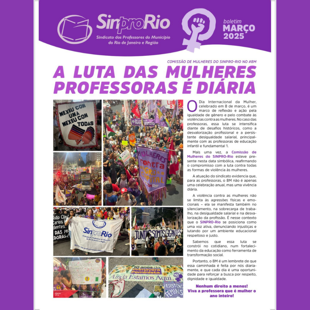 Boletim da Campanha Salarial e de Valorização da professora e do professor