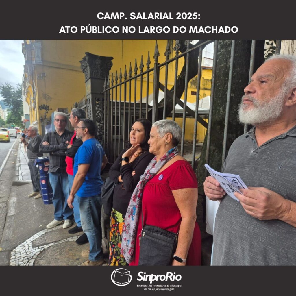 Camp. Salarial 2025 – saiba mais sobre o ato público de 30/05, no Largo do Machado