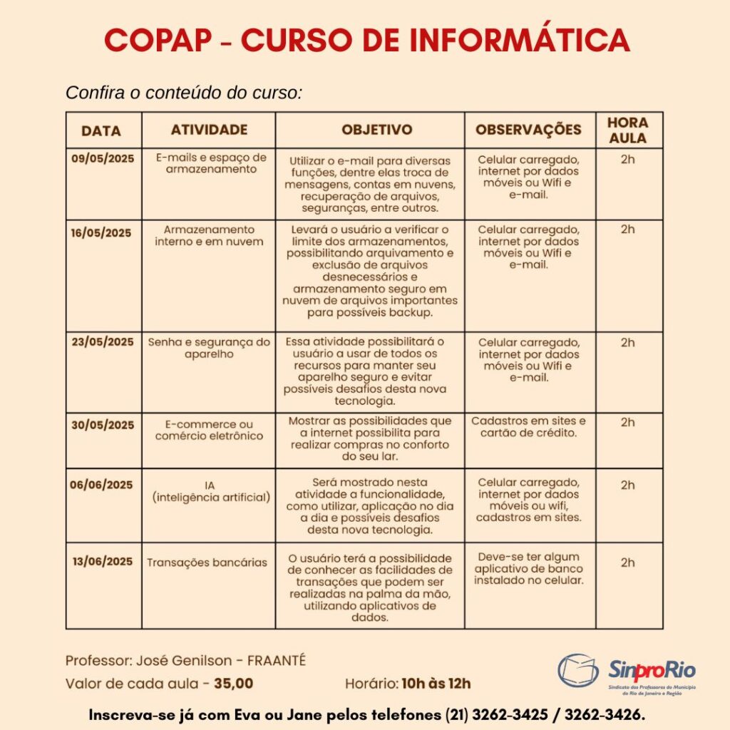 COPAP – Curso de Informática