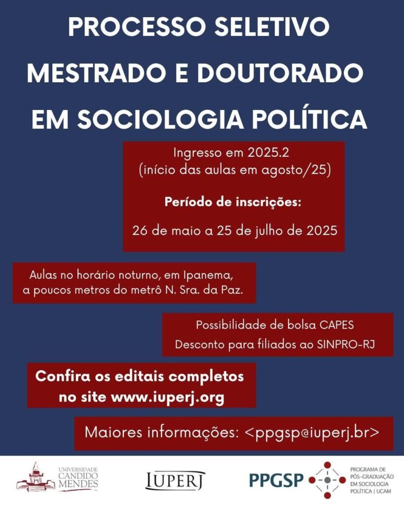 Mestrado e Doutorado com desconto para filiados/as ao Sinpro-Rio!