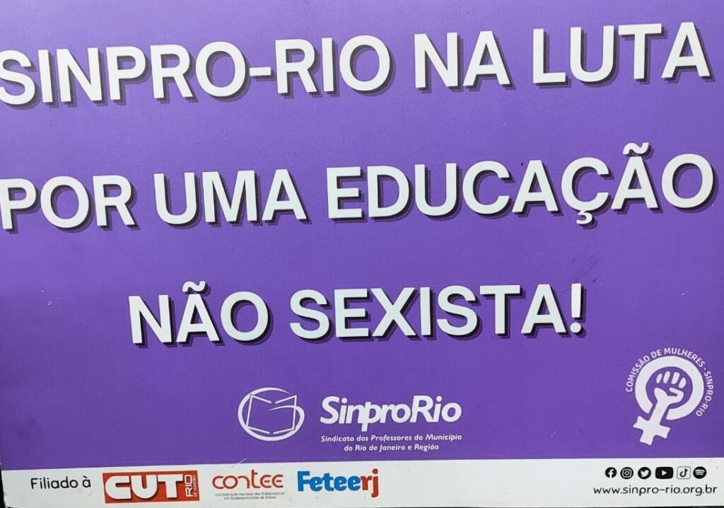 21 de junho – Por uma educação não sexista e não discriminatória!