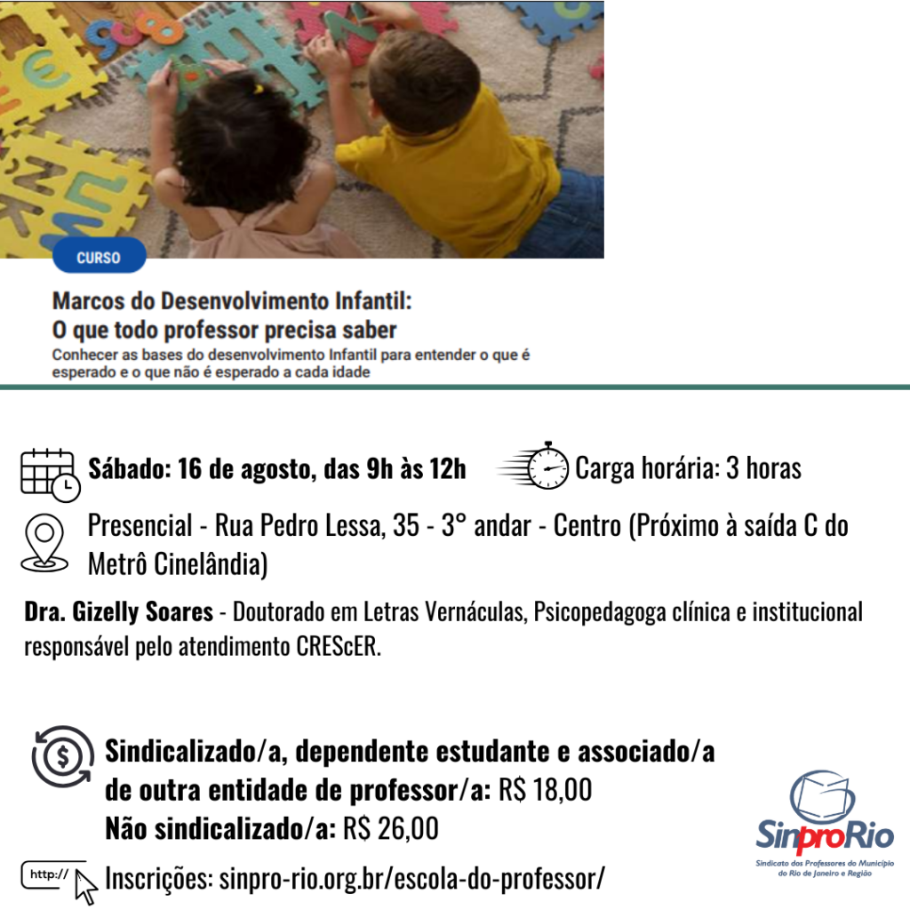 [2025/2] Marcos do Desenvolvimento Infantil: O que todo mundo precisa saber – Conhecer as bases do desenvolvimento infantil para entender o que é esperado e o que não é esperado a cada idade