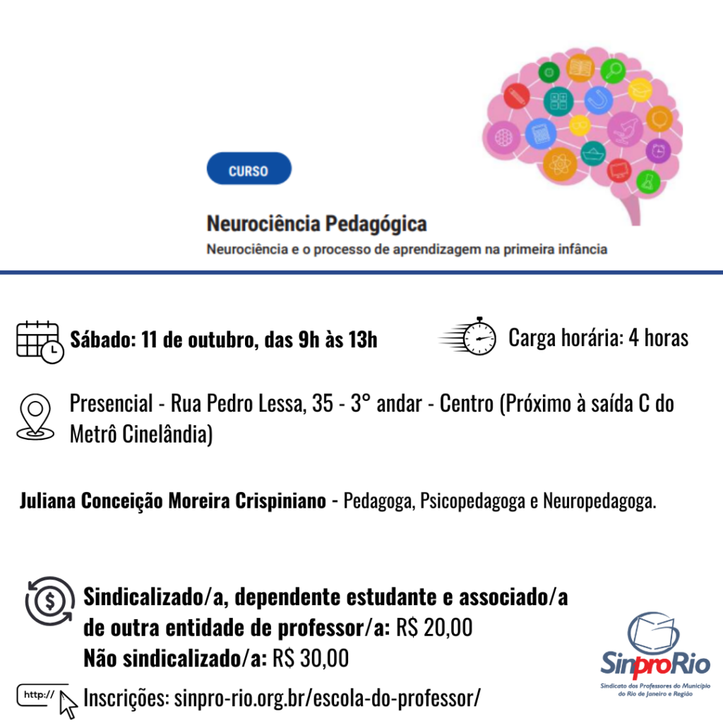 [2025/2] Neurociência Pedagógica – Neurociência e o processo de aprendizagem na primeira infância
