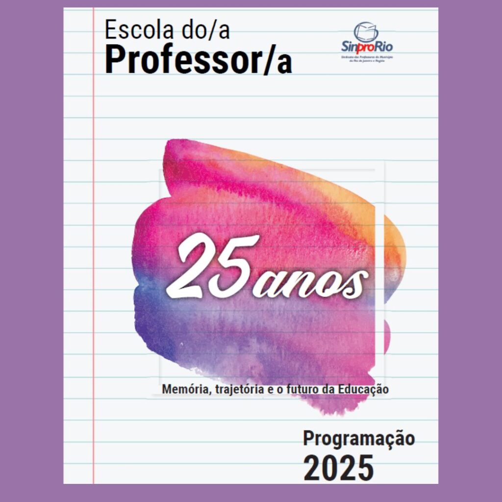Saiu o Guia da Escola do/a Professor/a – 2º semestre de 2025!