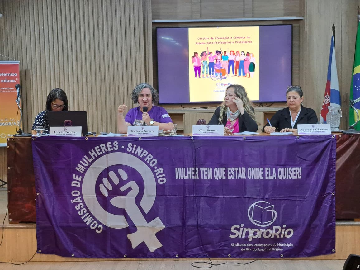 Encontro da Diretoria do Sinpro-Rio marca lançamento da Cartilha sobre Assédio