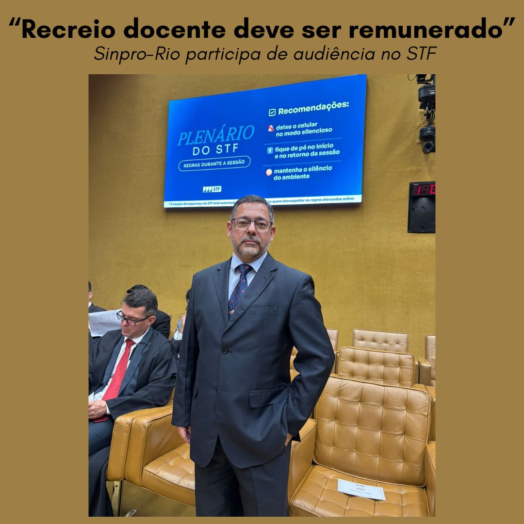 Recreio docente deve ser remunerado