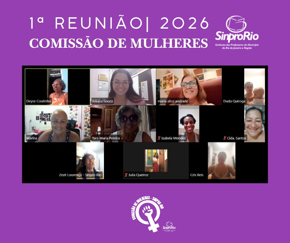 ✨ Comissão de Mulheres do Sinpro-Rio em movimento! ✨