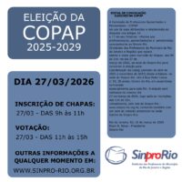 Confira o Cronograma das Eleições da COPAP