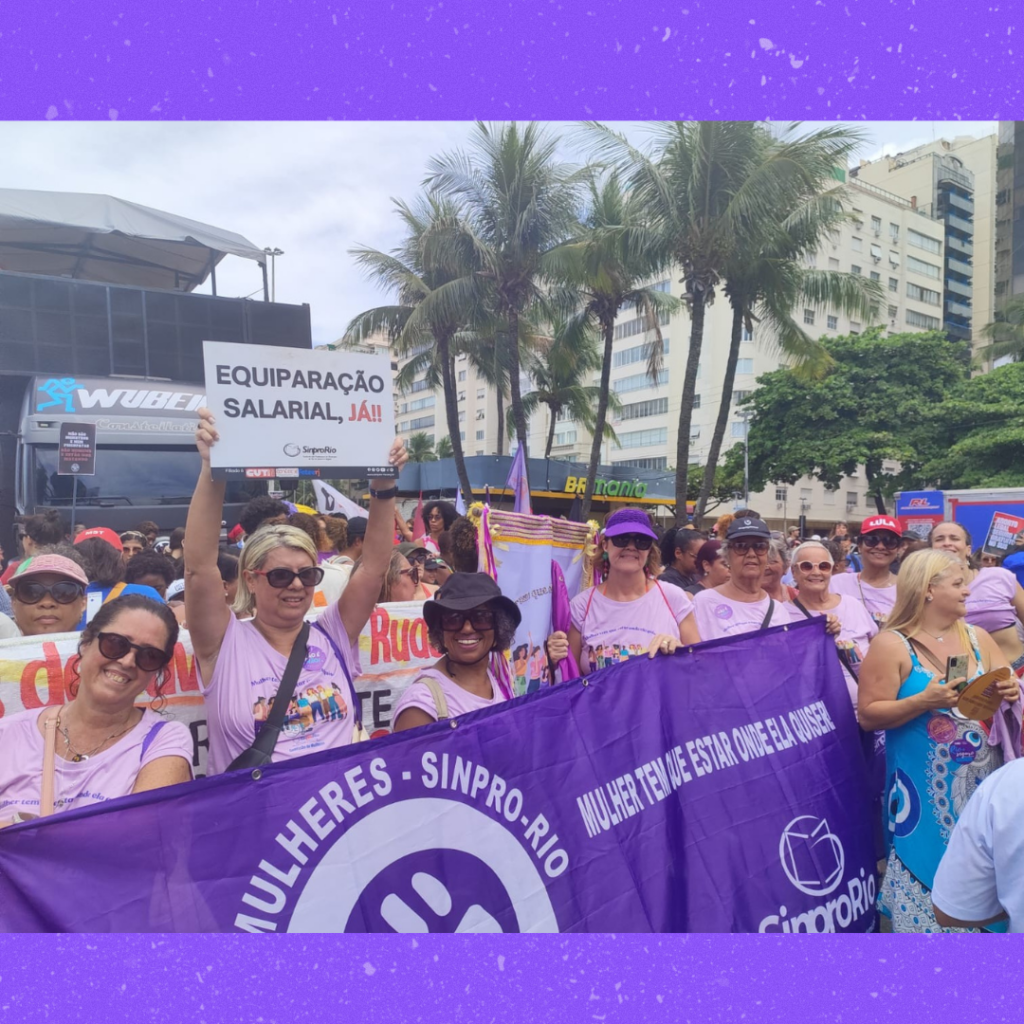 Sinpro-Rio no Dia Internacional das Mulheres