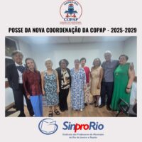 Sinpro-Rio empossa nova Coordenação da Copap – para mandato 2025-2029