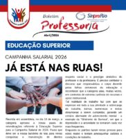 Camp. Salarial 2026 – Ed. Superior: boletim de abril/2026