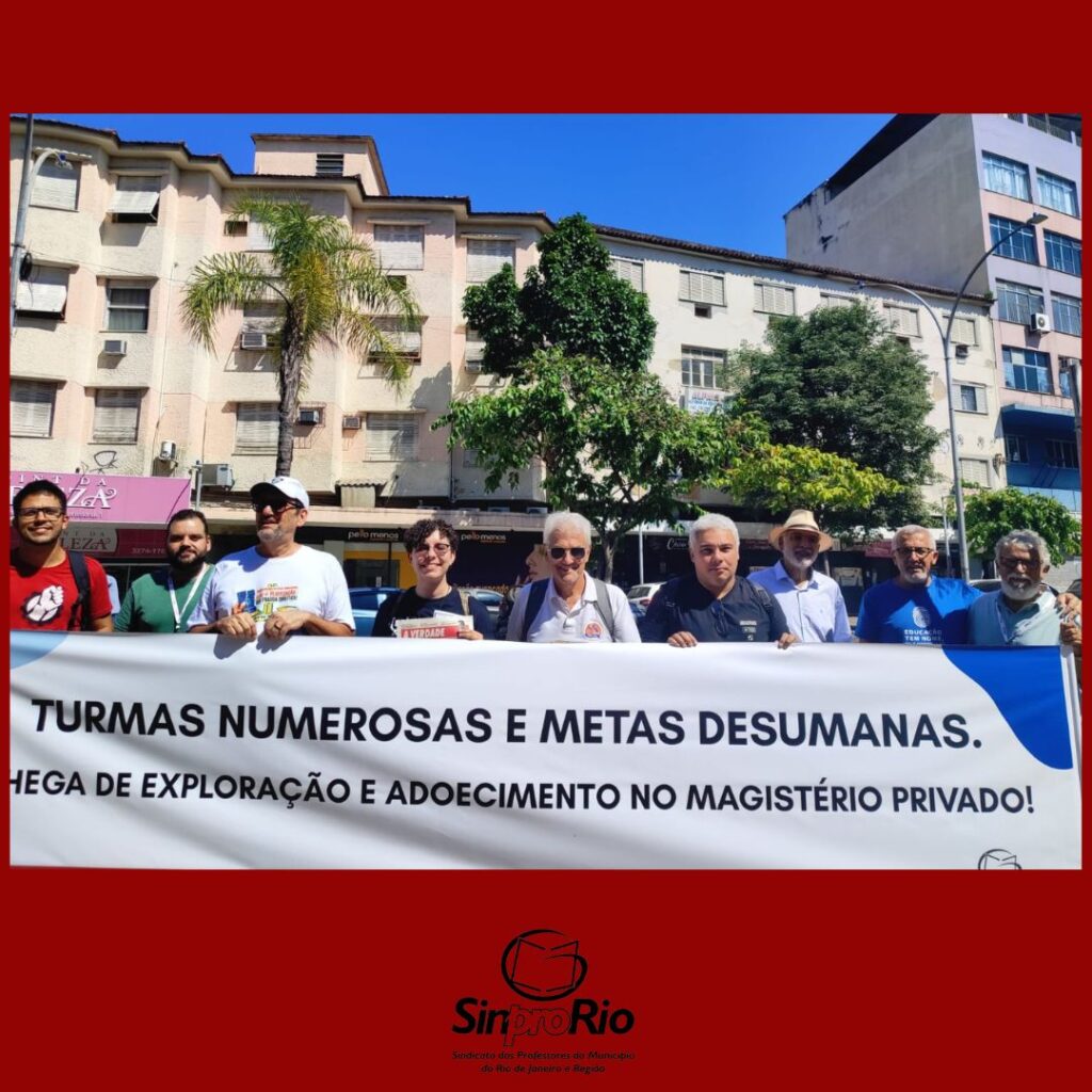 Sinpro-Rio realiza Ato Público no Meier