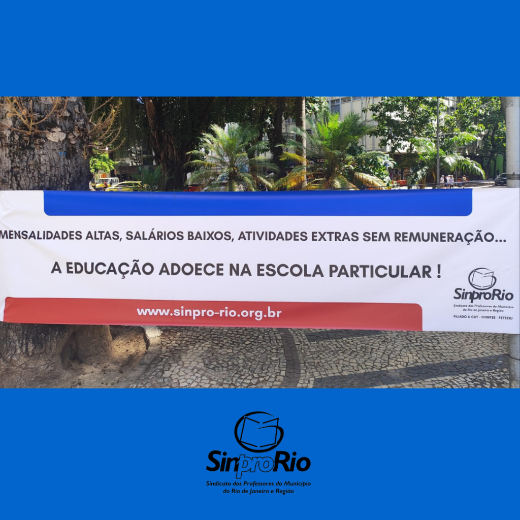 Sinpro-Rio está nas ruas com a Campanha Salarial 2026