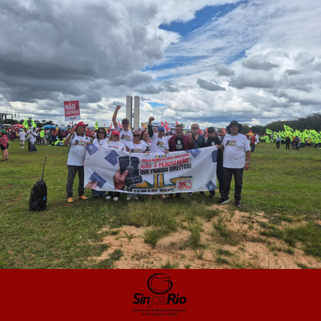 Diretoria do Sinpro-Rio participa da Conclat – Conferência da Classe Trabalhadora, 15/04, em Brasília
