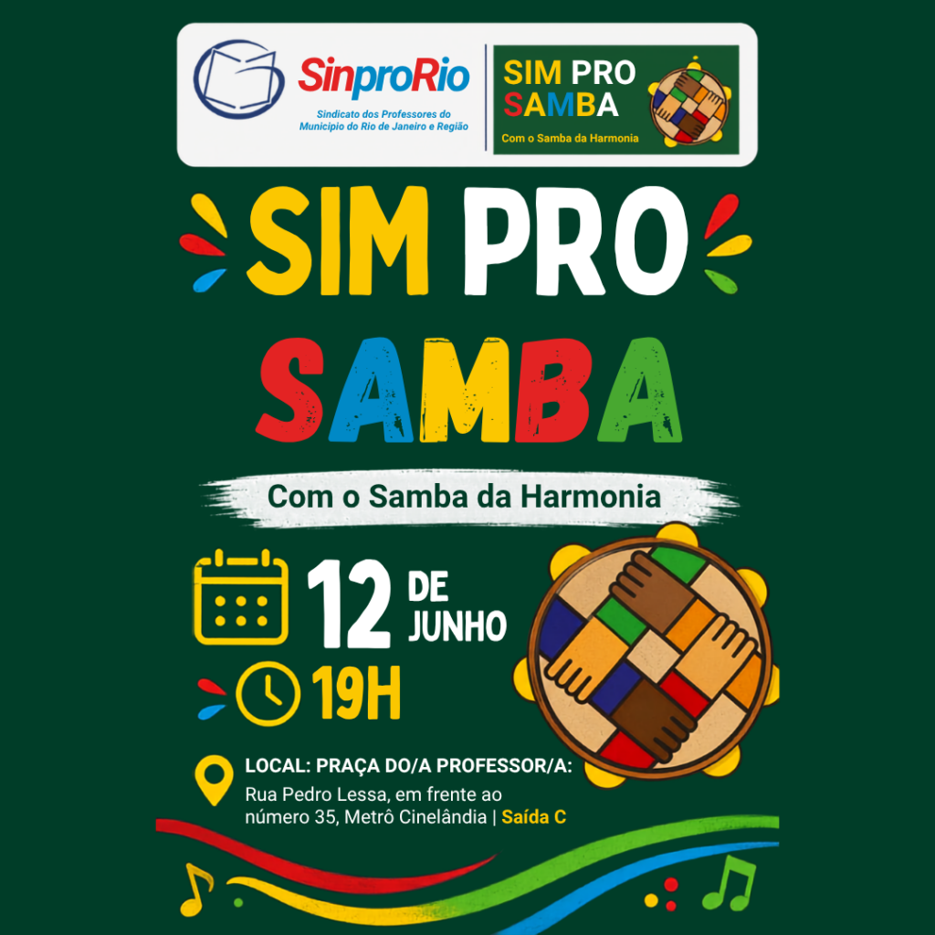 Sim Pro Samba 12/Junho 19h!