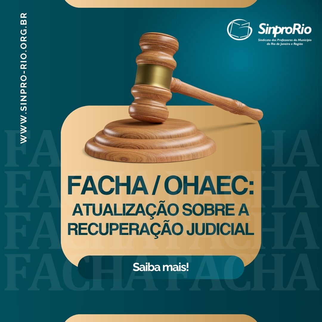 FACHA / OHAEC:  atualização sobre a recuperação judicial. Saiba mais aqui!