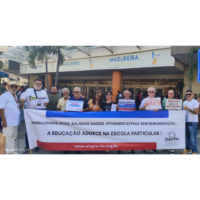 Camp. Salarial 2026 – Sinpro-Rio realiza ato público em Madureira