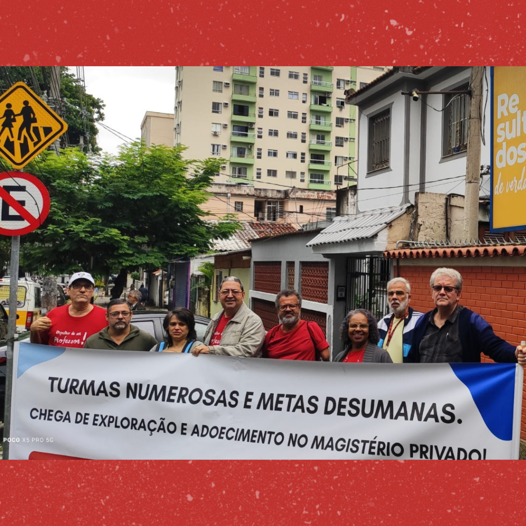 Camp. Salarial 2026 – Sinpro-Rio realiza ato público em Jacarepaguá