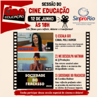 SESSÃO DO CINE EDUCAÇÃO DIA 12 DE JUNHO