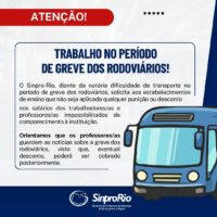 Atenção: trabalho no período de greve dos rodoviários