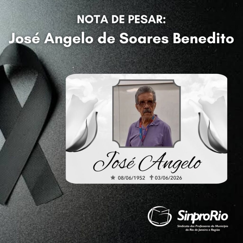 Nota de pesar: ex-diretor José Angelo de Soares Benedito