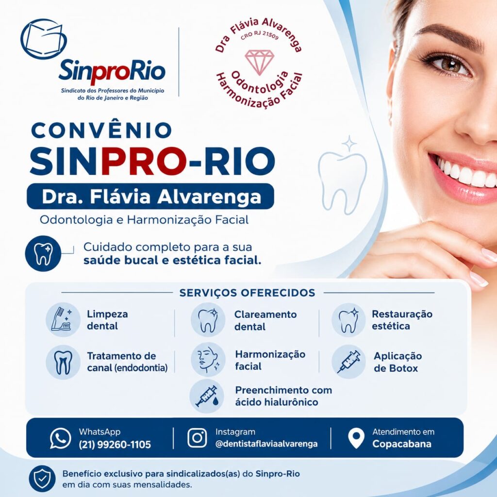 Convênio odontológico com desconto para filiados