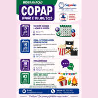 Confira a Programação para Junho e Julho da Copap