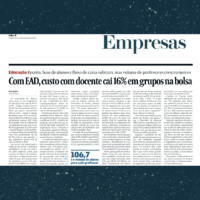 Jornal denuncia: grupos econômicos se agigantam, pela EAD, graças a redução de salários de docentes