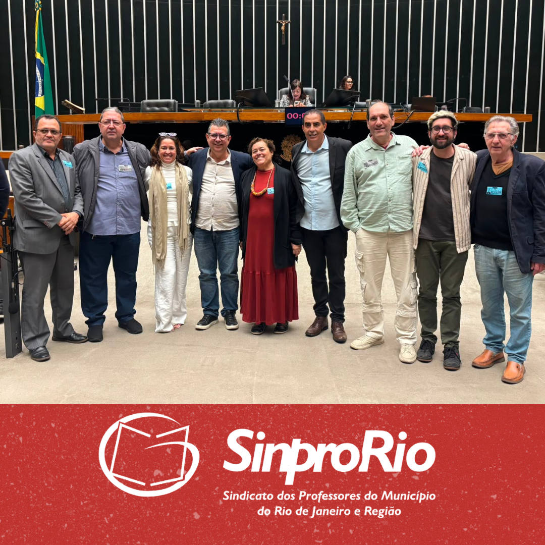 Sinpro-Rio em Brasília para celebrar os 35 anos da Contee!