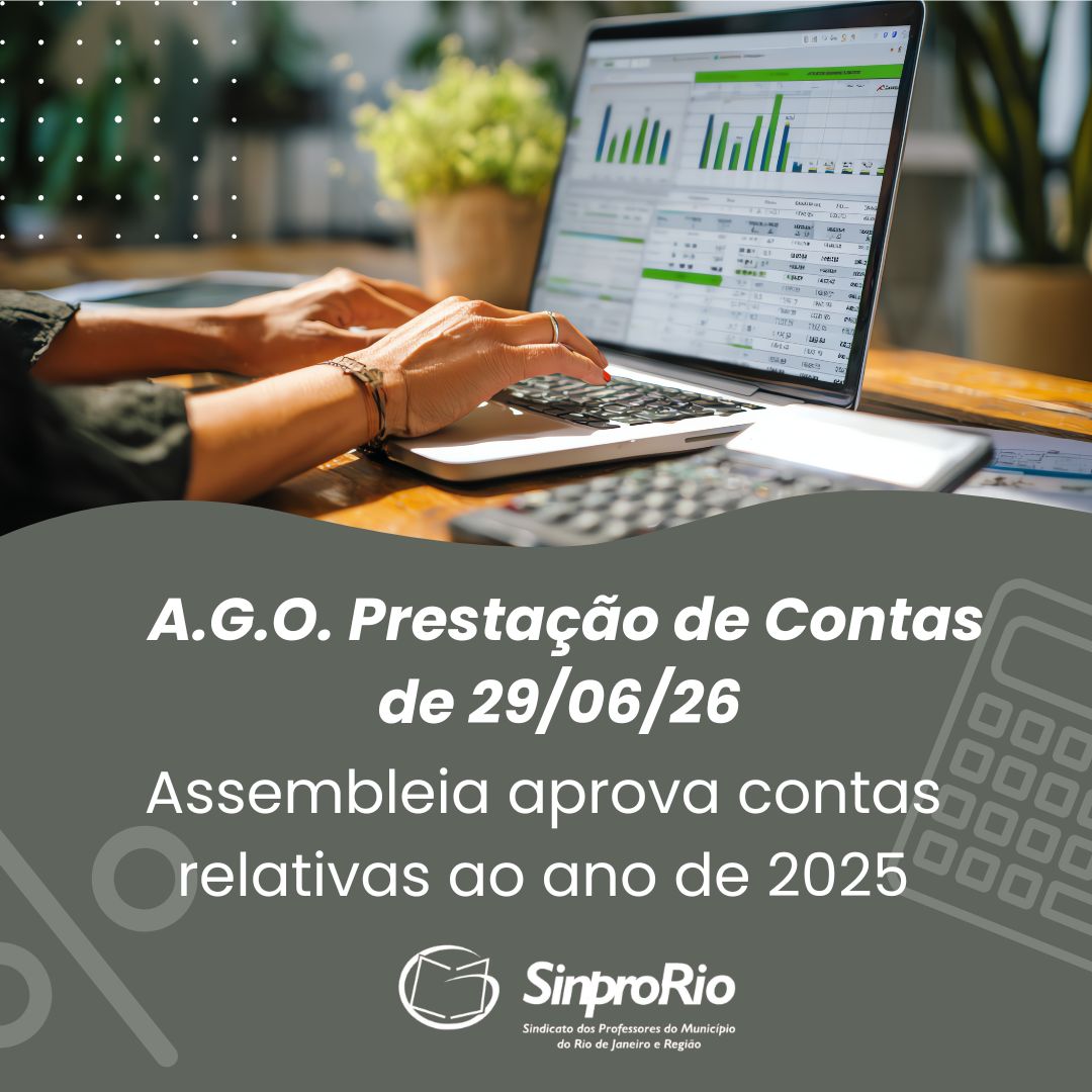 Assembleia Geral Ordinária  de 29/06 aprova Prestação de Contas relativa ao exercício de 2025