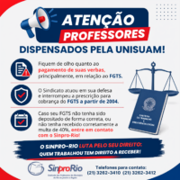 Atenção Professores e Professoras da Unisuam!