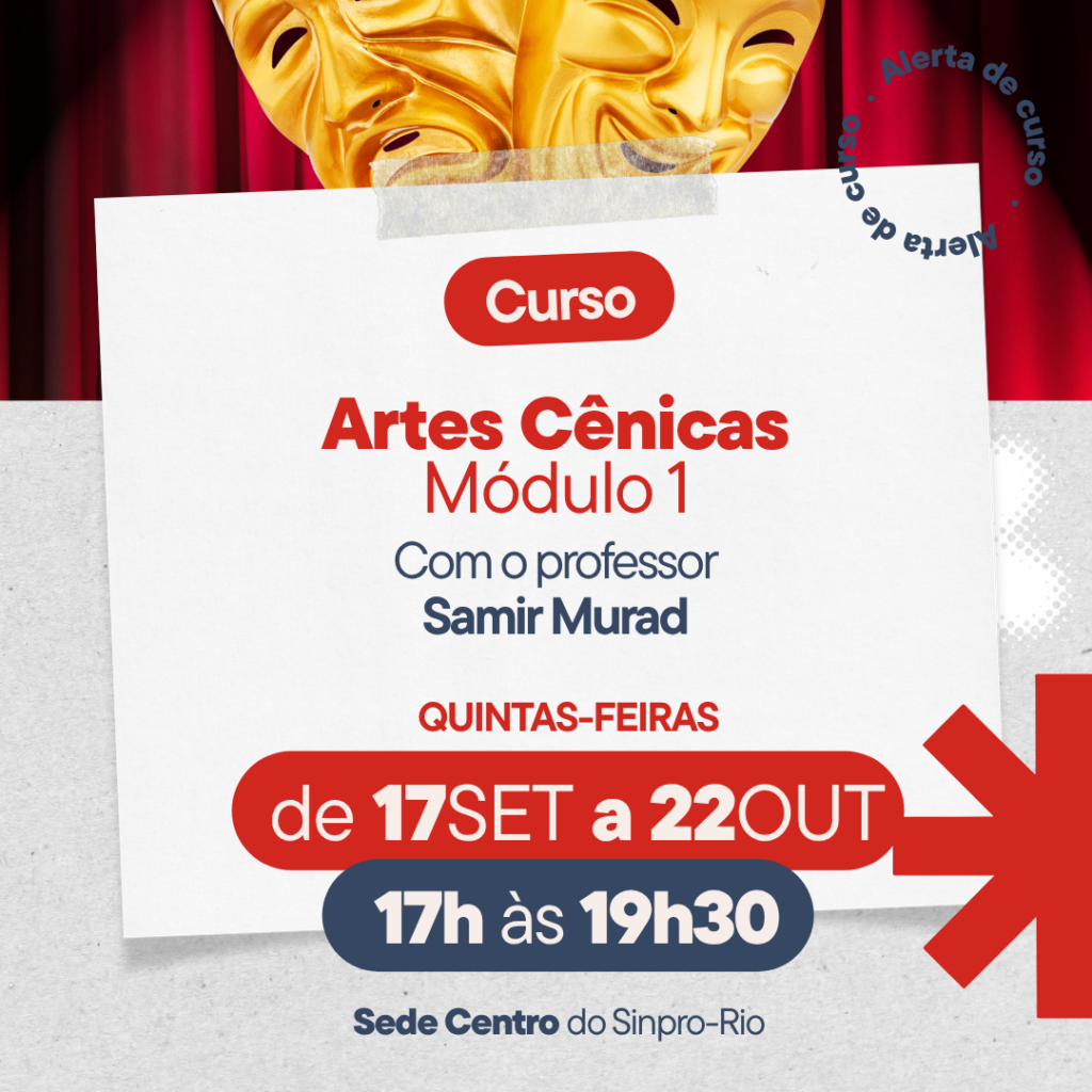 [2026/2] Oficina de Introdução às Artes Cênicas – Módulo 1