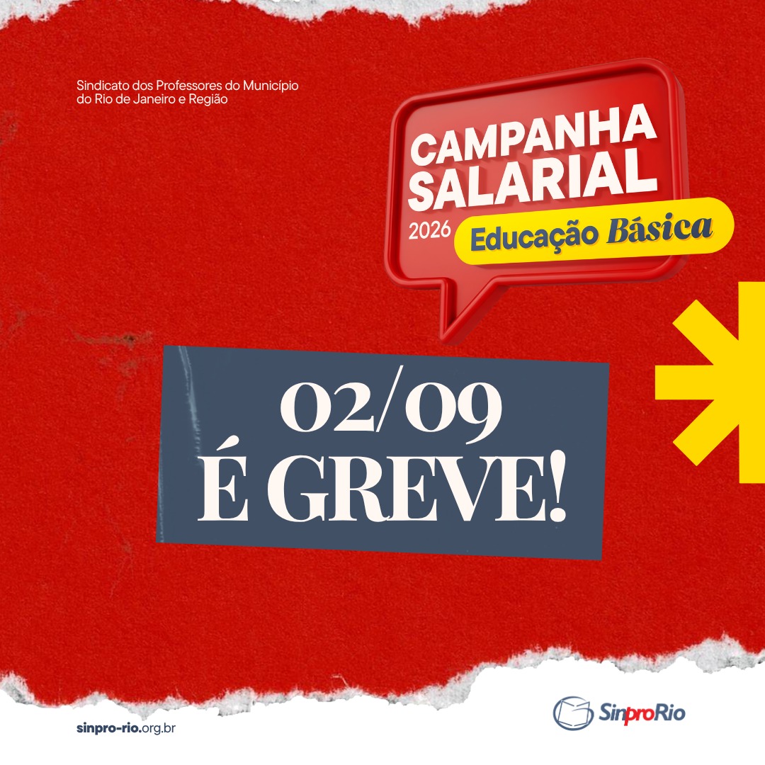 Assembleia reúne professores/as e aprova ato no Largo do Machado durante greve de 24 horas
