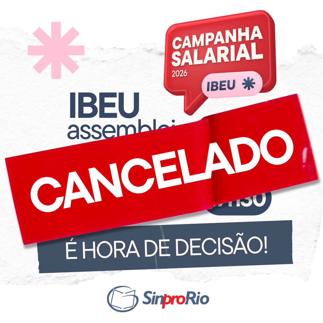 Camp. Salarial 2026 – Ibeu: assembleia de 23/10 cancelada!