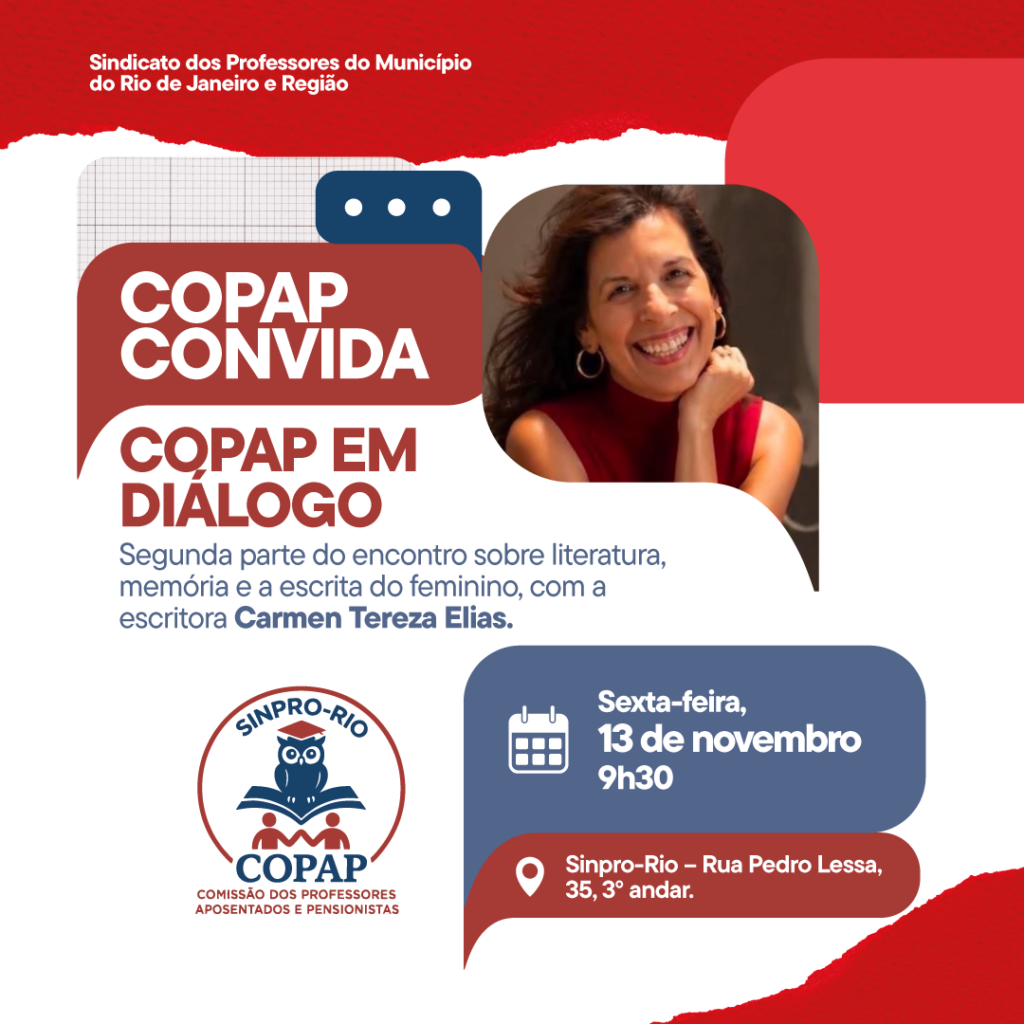 COPAP dá continuidade a encontro sobre literatura, memória e escrita do feminino