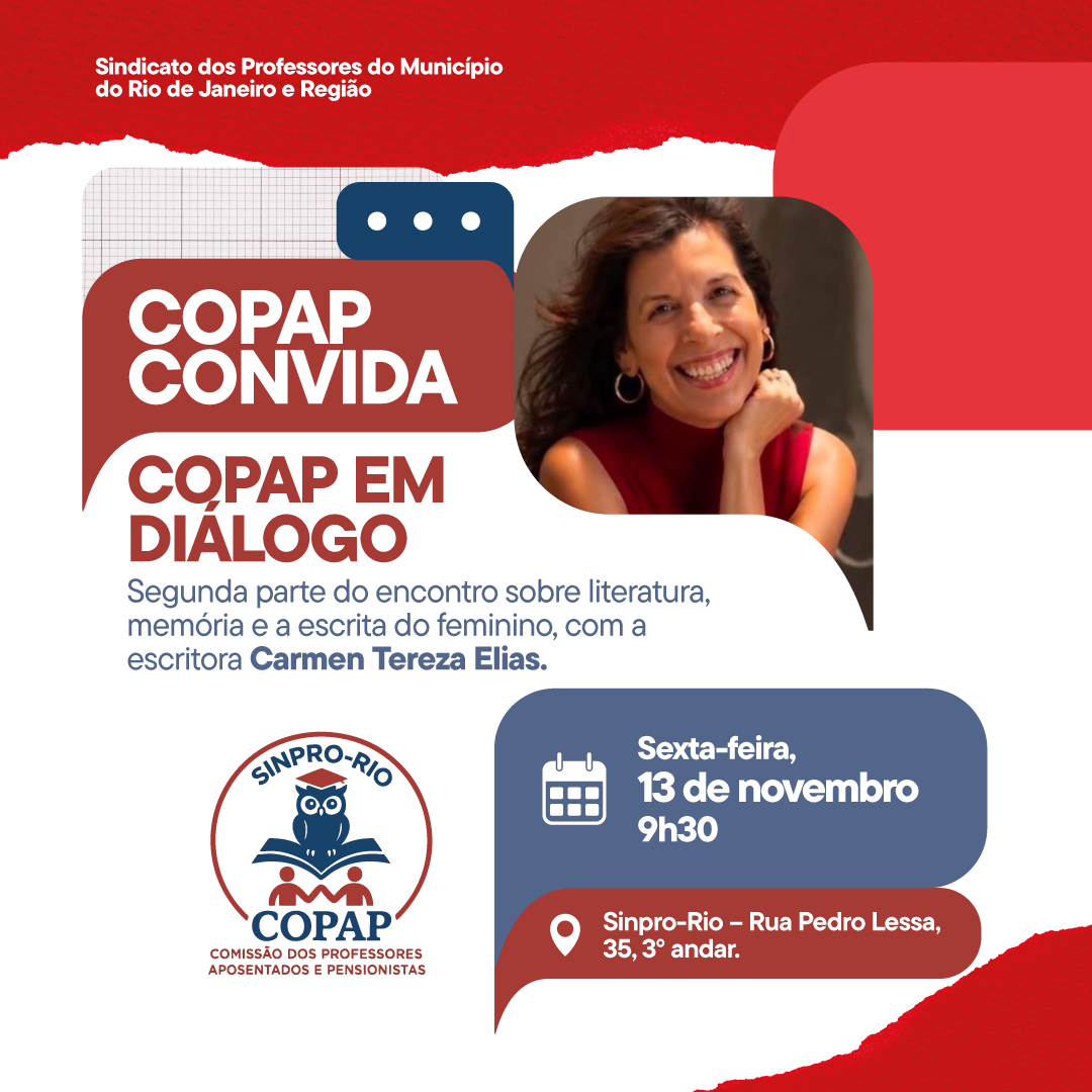 COPAP dá continuidade a encontro sobre literatura, memória e escrita do feminino