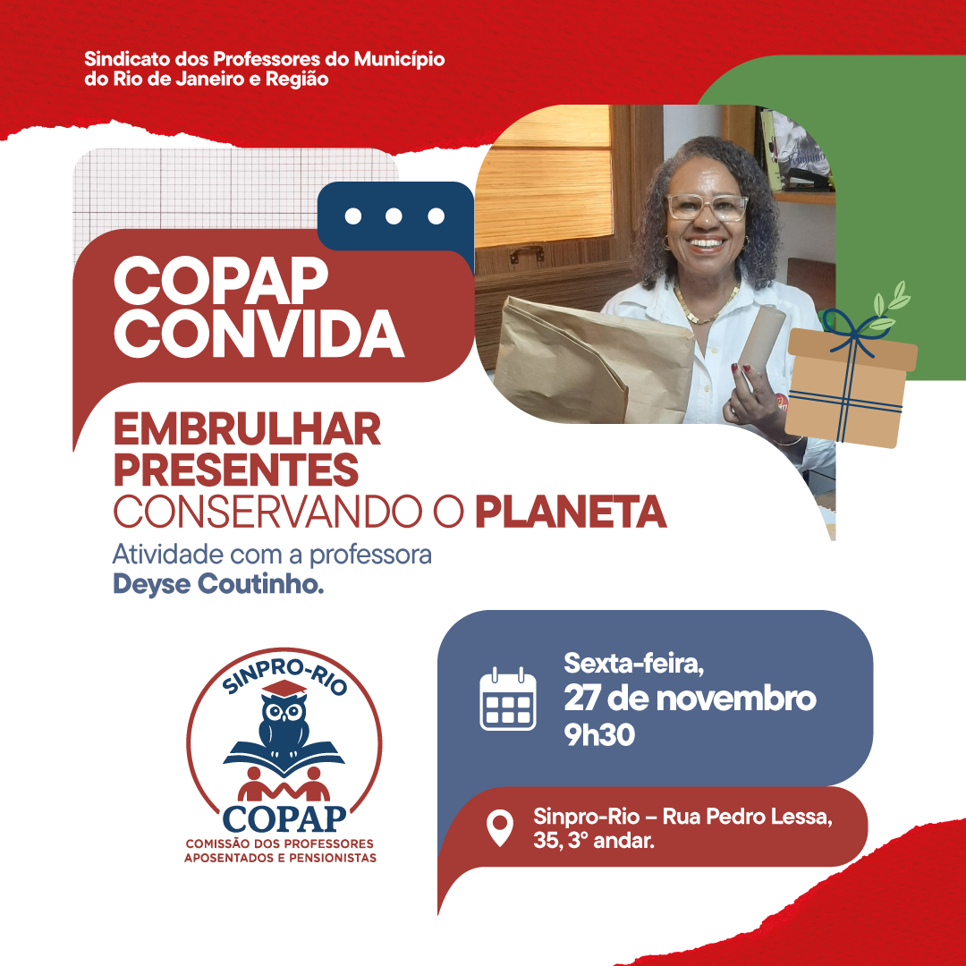 COPAP promove atividade sobre embalagens sustentáveis para presentes